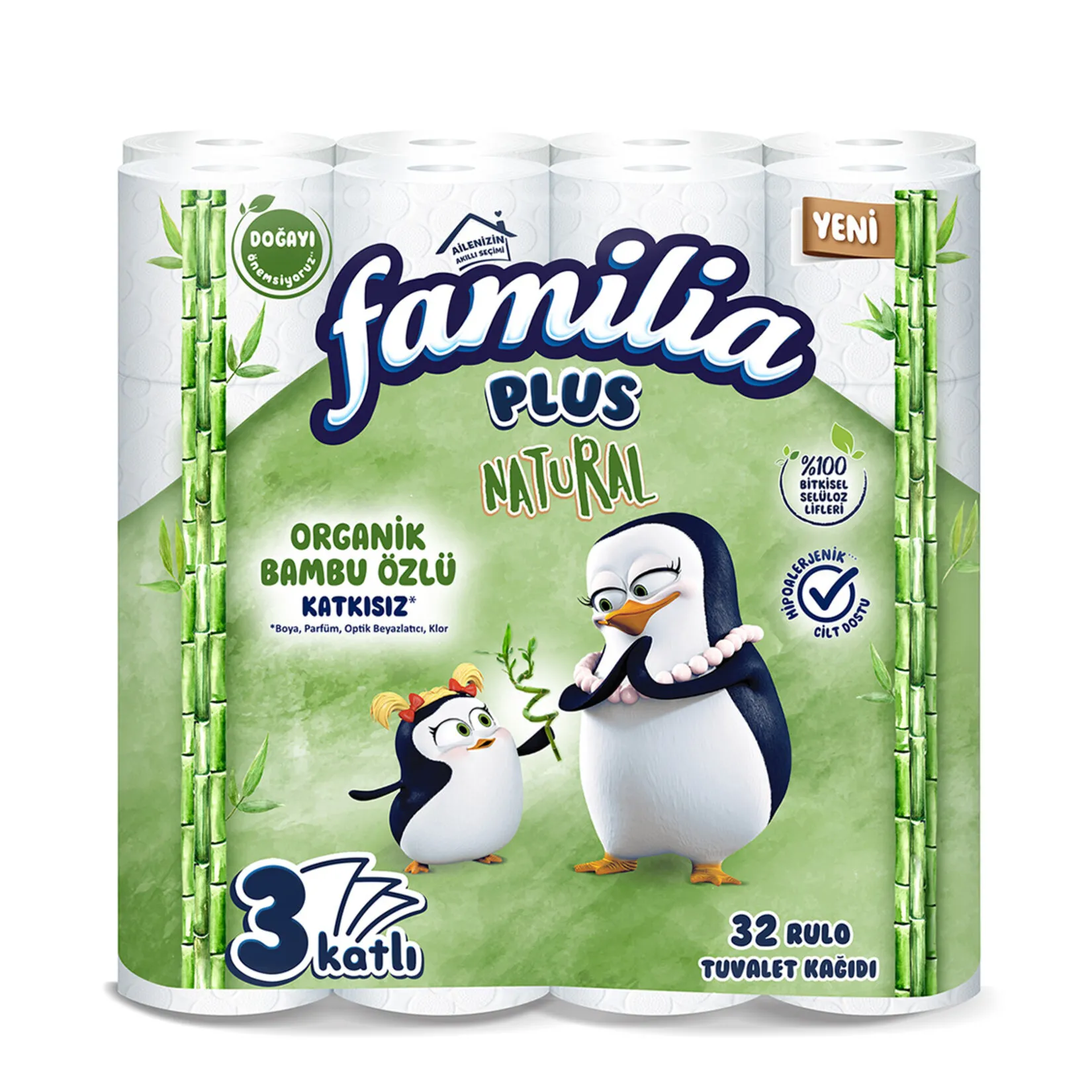 Familia Plus Üç Katlı Tuvalet Kağıdı 32'Li