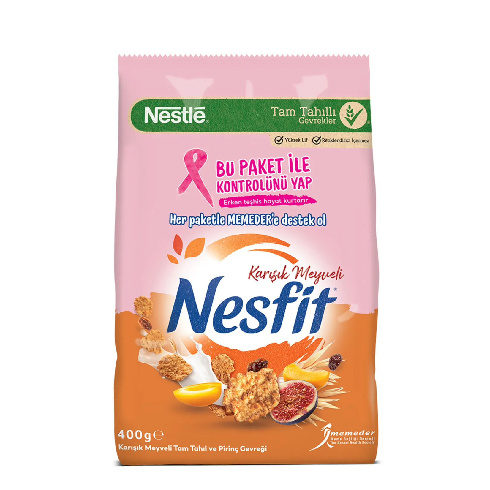 Nestle Nesfit Karışık Meyveli Tam Tahıl Ve Pirinç Gevreği 400 G