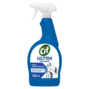 Cif Ultra Hız & Güç Kireç Sökücü Sprey 1000 Ml