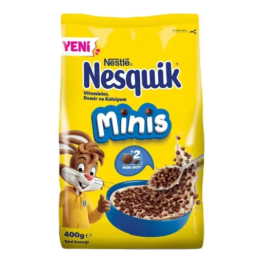 Nestlé Nesquik Minis Kakaolu Mısır Gevreği 400 G
