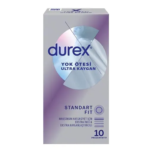 Durex Yok Ötesi Ultra Kaygan İnce Prezervatif 10'Lu