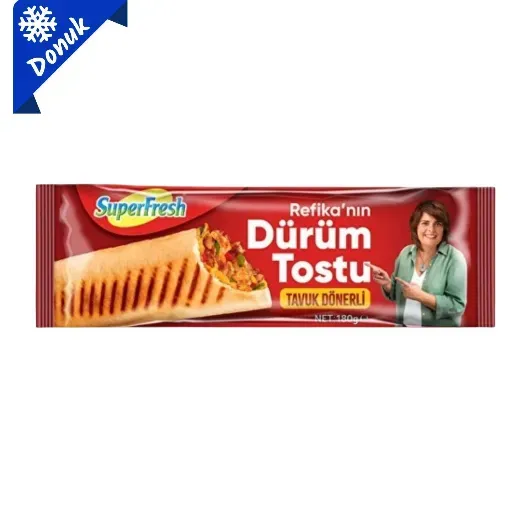 Superfresh Tavuk Dönerli Dürüm Tost 180 G