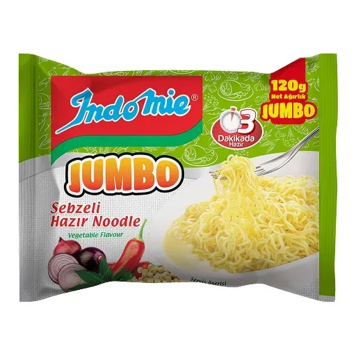 Indomie Jumbo Paket Sebzeli Noodle 120 G