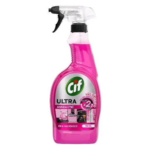 Cif Ultra Anında Etki Sprey Sakura 750 Ml