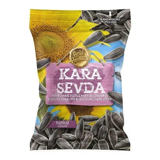 Kara Sevda Tuzsuz Siyah Ay Çekirdeği 125 G