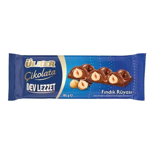 Ülker Rüya Fındık Tablet Çikolata 185 G