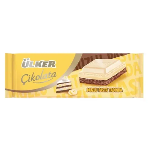 Ülker Muzlu Pasta Tadında Çikolata 215 G