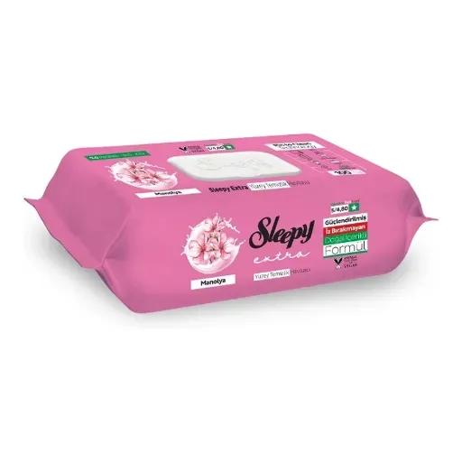 Sleepy Manolya Kokulu Yüzey Temizlik Havlusu 100'Lü