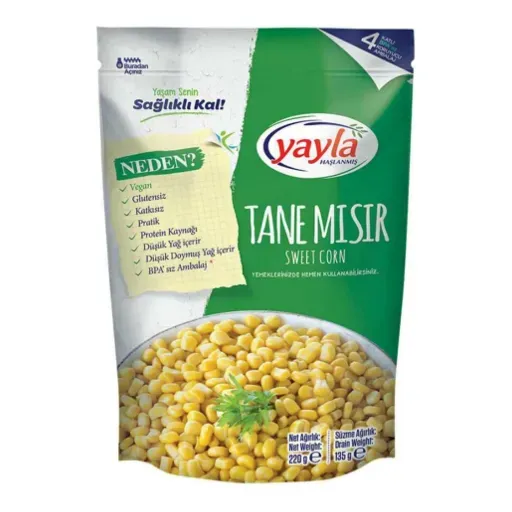 Yayla Gurme Haşlanmış Tane Mısır 220 G