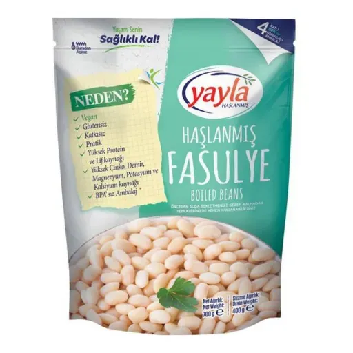 Yayla Haşlanmış Fasulye 700 G