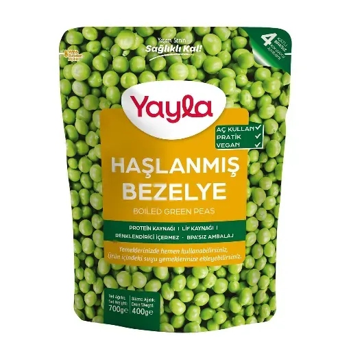 Yayla Haşlanmış Bezelye 700 G